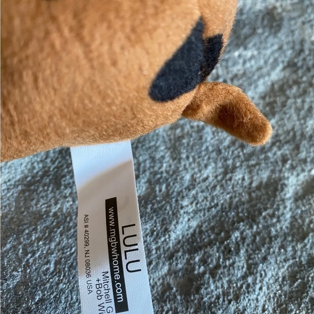 RARE Mitchell Gold + Bob Williams Lulu Bulldog Mascot Plush Dog Stuffed Animal - Picture 5 of 9